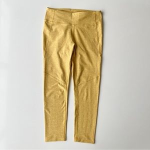 Outdoor Voices Warmup Leggings Yellow Ochre Size Medium